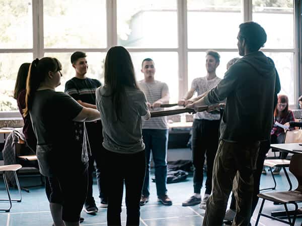 ish schule schuelerseminare gruppe schueler gruppenuebung