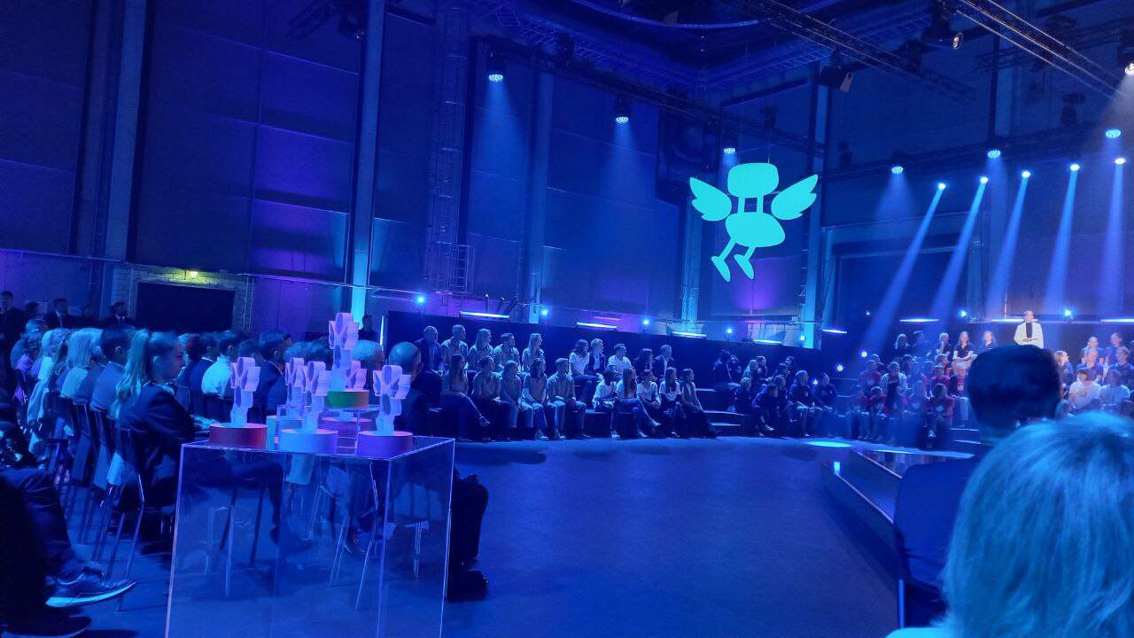 Die Bühne vom deutschen Schulpreis 2025.