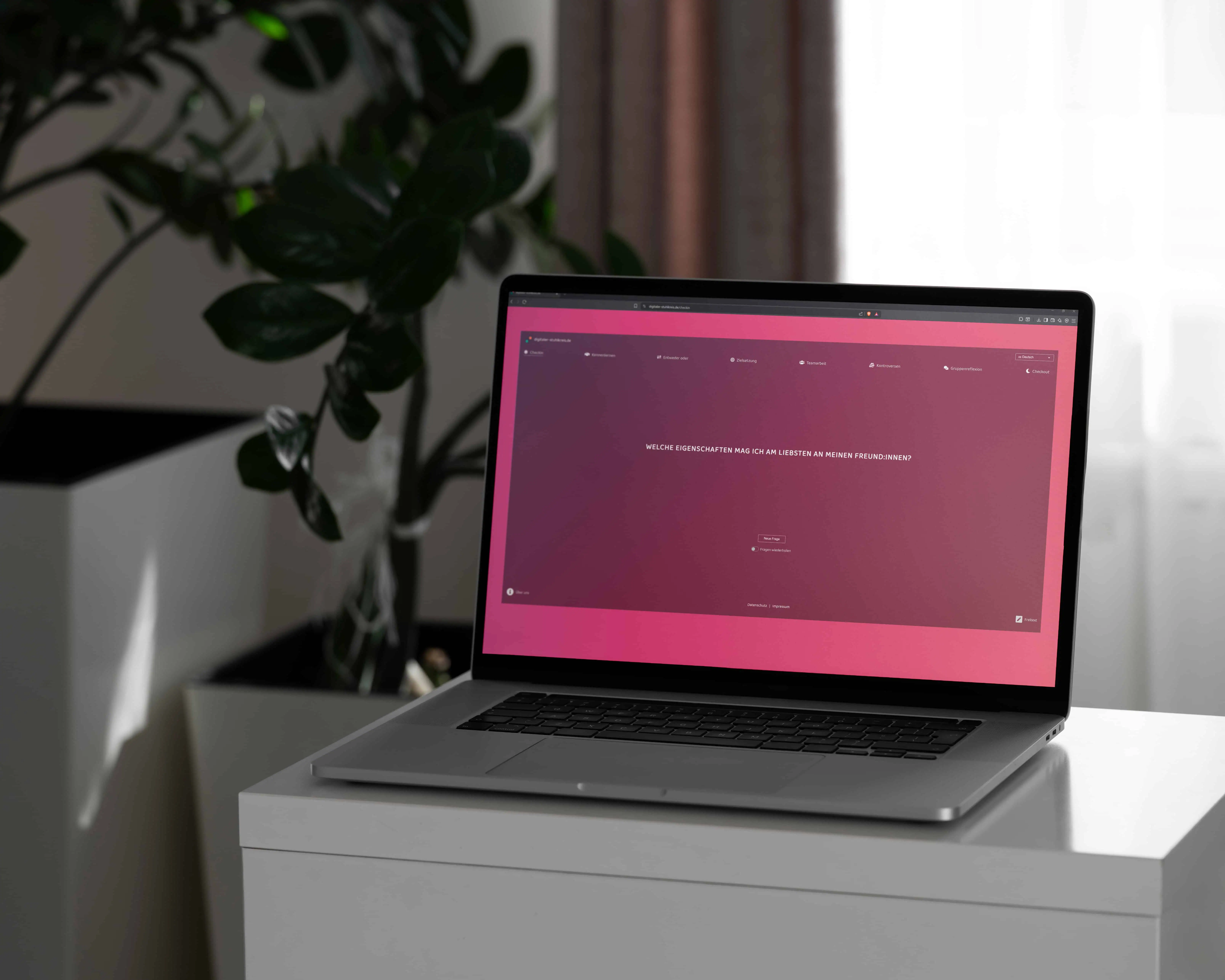 Digitaler Stuhlkreis: Unser Check-in & Check-out-Tool 1 Didaktische Schieberegler Check in Check Out Tool
